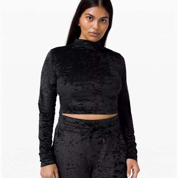 Lululemon All Aligned Mock Neck Long Sleeve Velvet - Picture 2 of 4